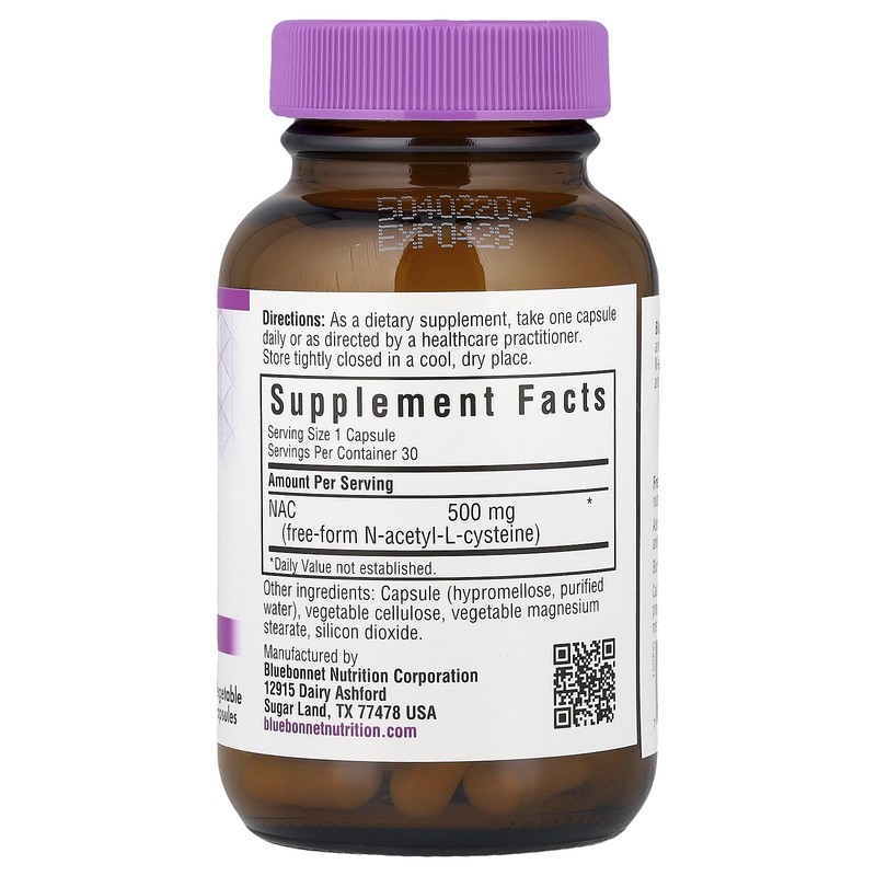 NAC, 500 mg, 30 Vegetable Capsule gallery