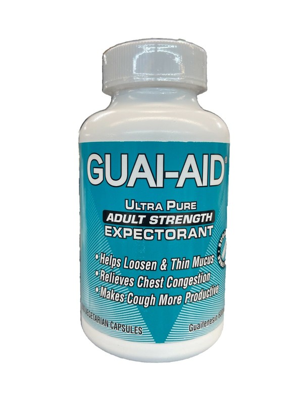 500 Guai-Aid® 600mg Mucus & Cold Relief 8hr Veg. Guaifenesin Capsules