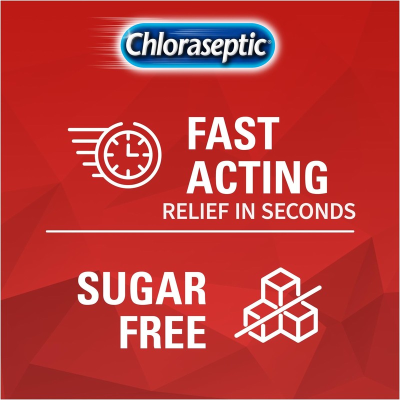 Chloraseptic Sugar-Free Sore Throat Spray, Cherry, 6 Ounce (Pack of 1), Multi gallery