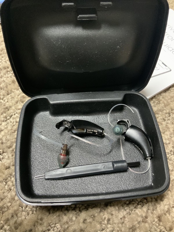 🏅Starkey Evolv “AI” 1000 Smartphone BTE 312 Hearing AIDS gallery