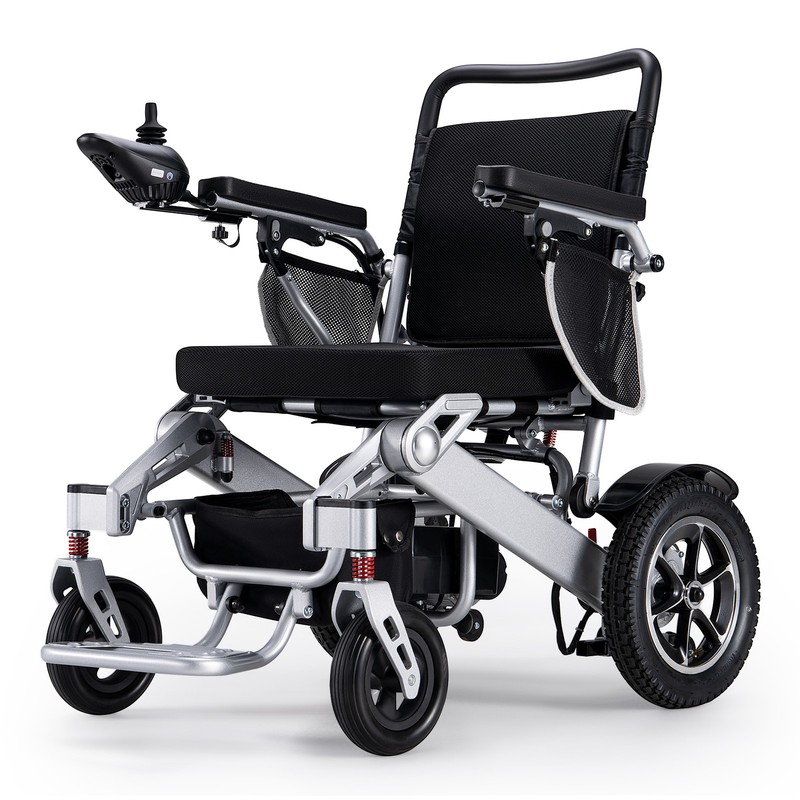 Update Lightweight Foldable Electric Wheelchair All Terrain 25 Miles Range