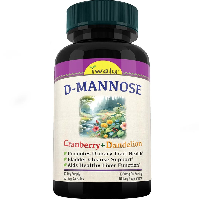 D Mannose Dosage | Best Supplement Capsule Pill Men Women FREE SHIP