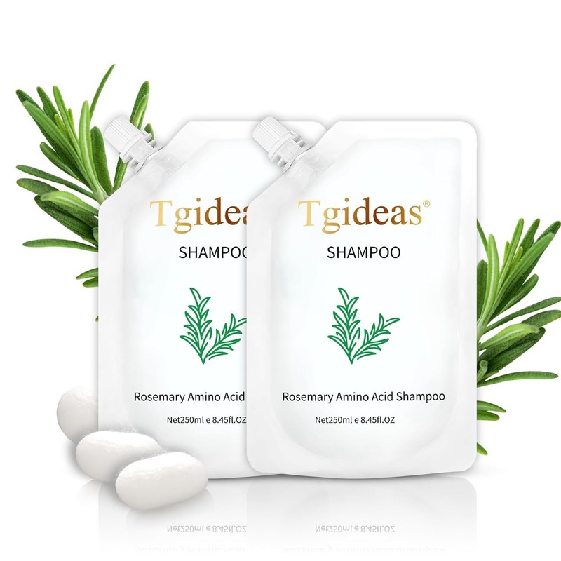 Tgideas Anti-Hair Loss Rosemary Shampoo with Hydrolyzed Protein 2Pack