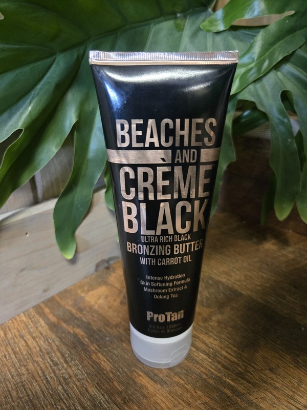 Pro Tan Beaches and Creme Black Bronzing Butter Tanning Lotion 8.5 oz