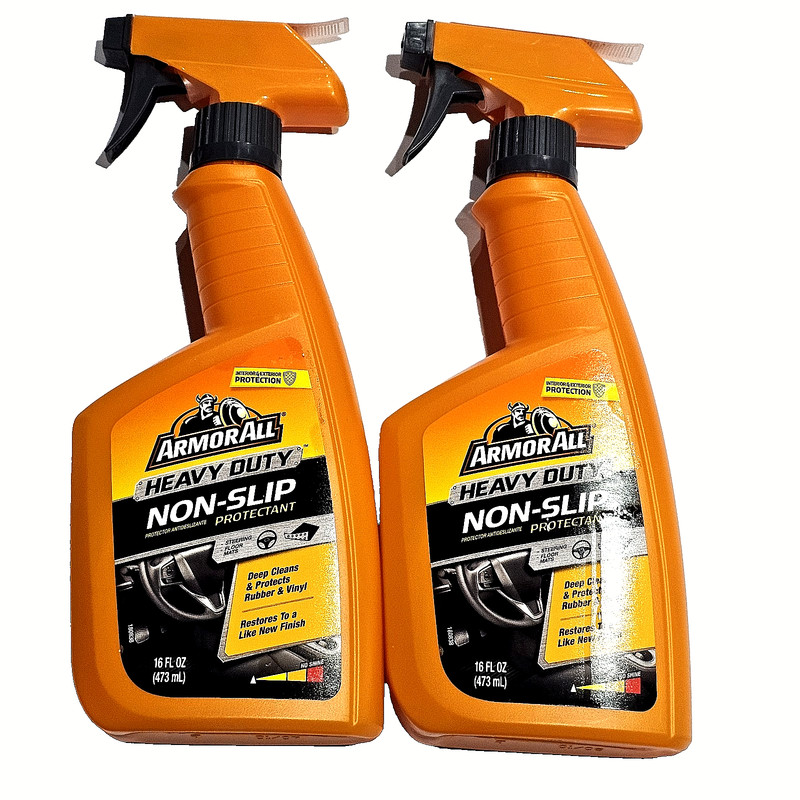 2 Pack Armorall Heavy Duty Non-Slip Protectant, Restore, Cleans 16oz