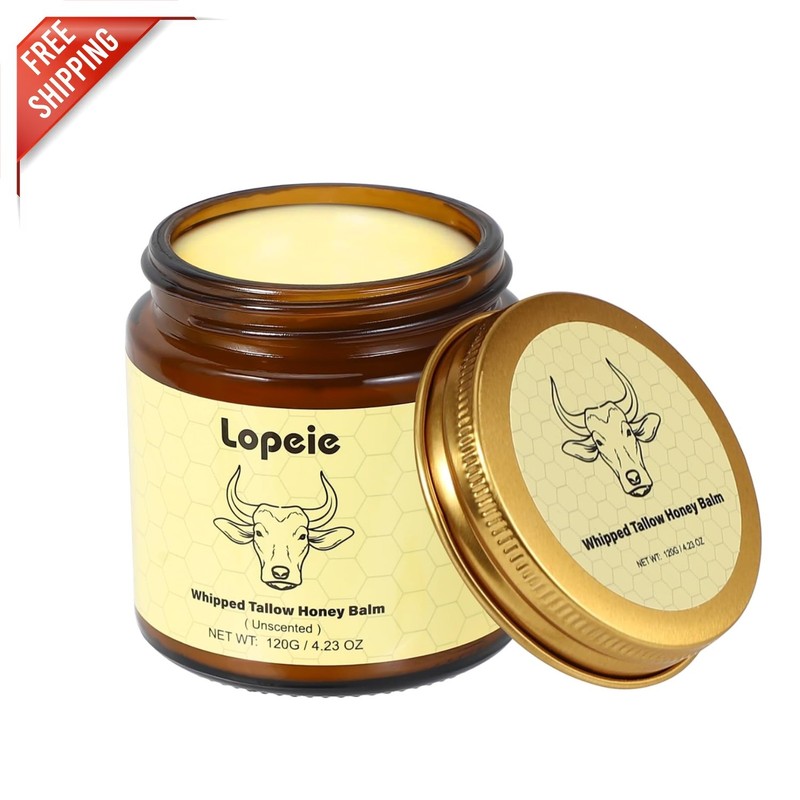 Organic Beef Tallow Whipped Moisturizer: Nourishing Hydration for Face & Body