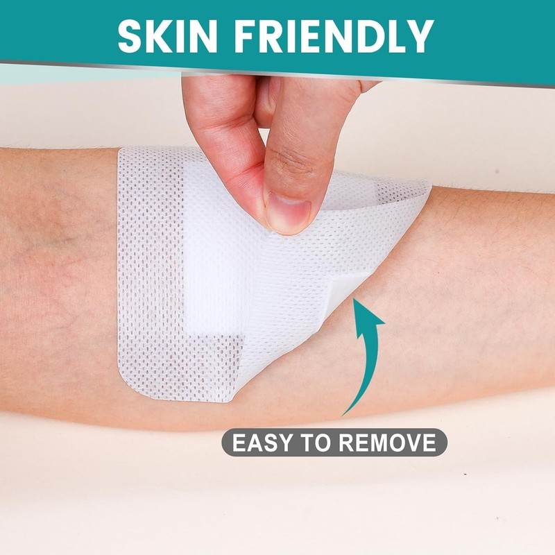 50 Count Island Dressing Bordered Gauze 4" x 4", Gauze Pads Individually Wrapped gallery