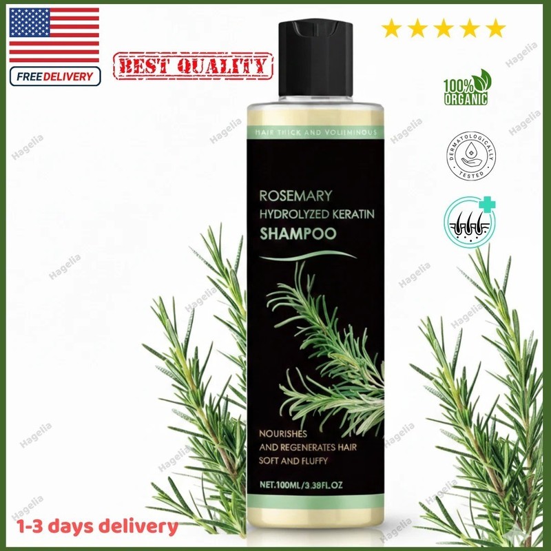 Tgideas Organic Rosemary Hair Growth Shampoo for Women and Men-Natural Thicke…