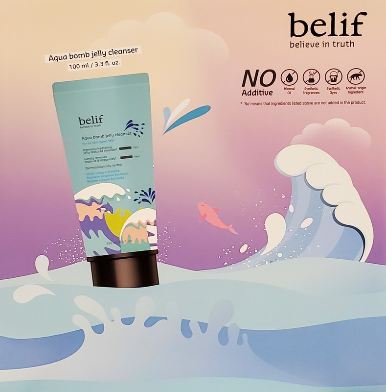 Belif Aqua Bomb Moisturizer, True Cream 75ml/2.5oz + Jelly Cleanser 100ml/3.3oz gallery