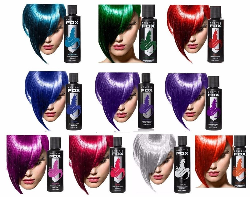 Arctic Fox 4-oz / 8-oz Semi-Permanent Vegan Hair Dye Color Cruelty Free @ Kawaii gallery
