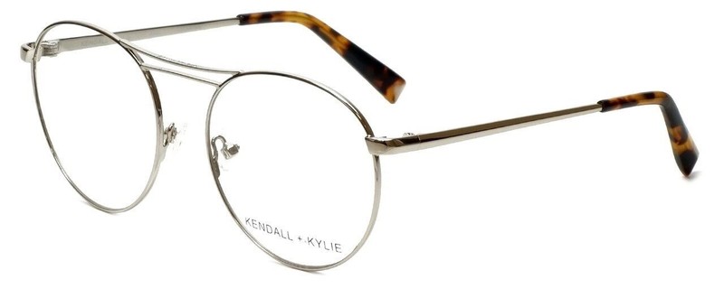 Kendall + Kylie Designer Reading Glasses Nikki KKO131-045-54 in Silver 54mm