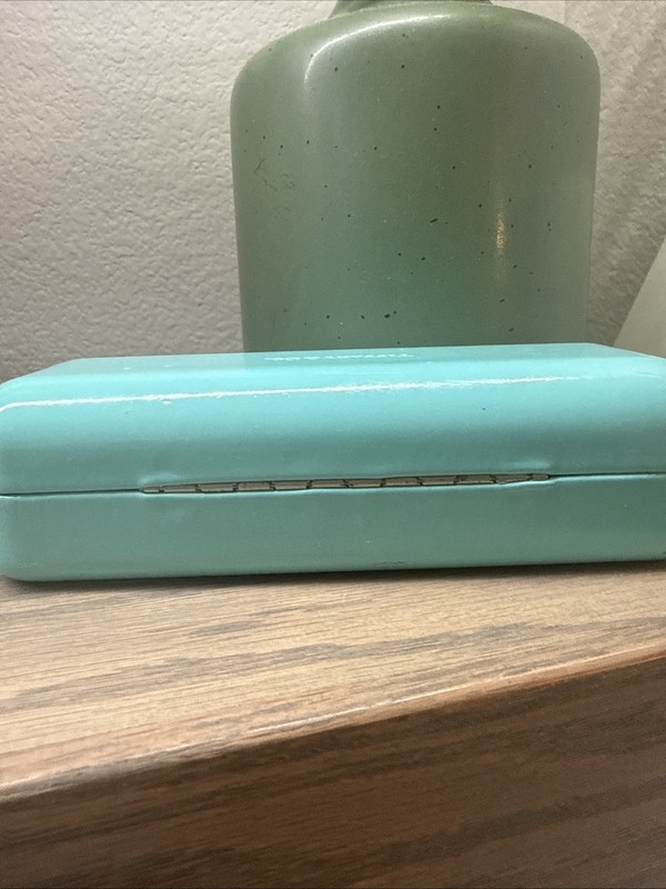 Tiffany & Co. Blue Hard Eyeglass Case Felt Lining for Glasses Sunglasses gallery