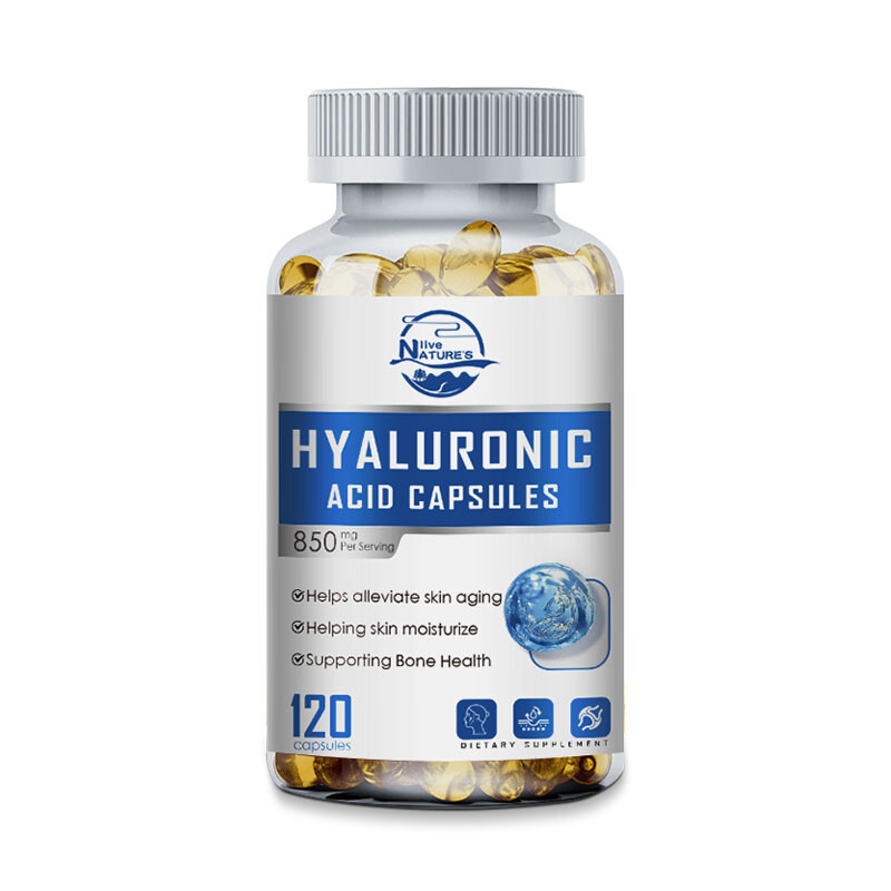 Hyaluronic Acid 850mg Capsules Support Joint Health Reduce Wrinkles Anti Aging