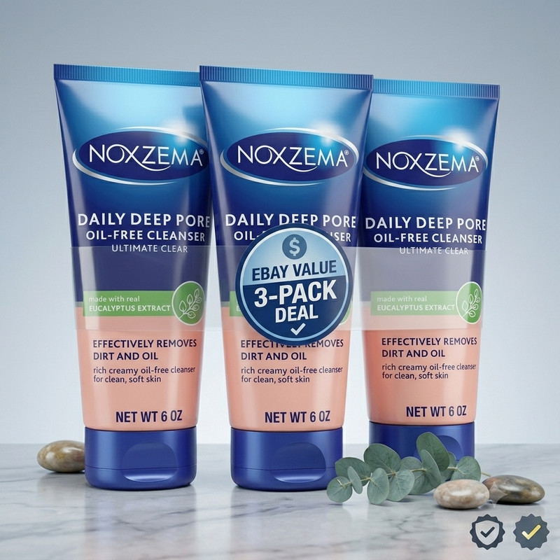Noxzema Ultimate Clear Daily Deep Pore Cleanser Oil Free 6 oz (170 ml)