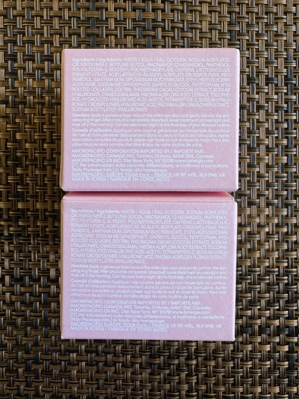 (2 pk.) LANEIGE BOUNCY & FIRM EYE SLEEPING MASK (0.70 oz./20 g. EACH): NIB gallery
