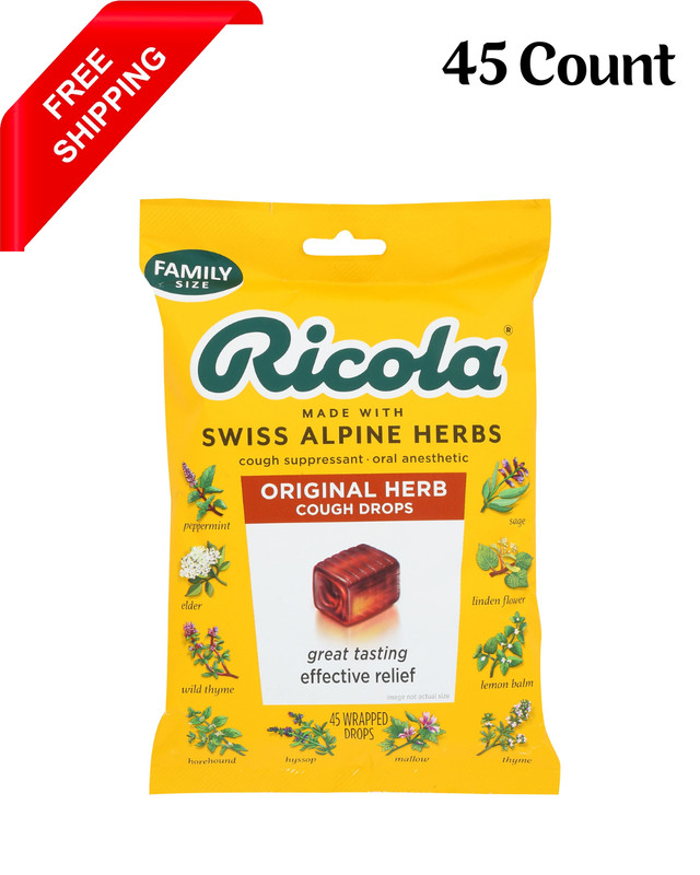 Ricola Original Herb Cough Drops, 45 Count