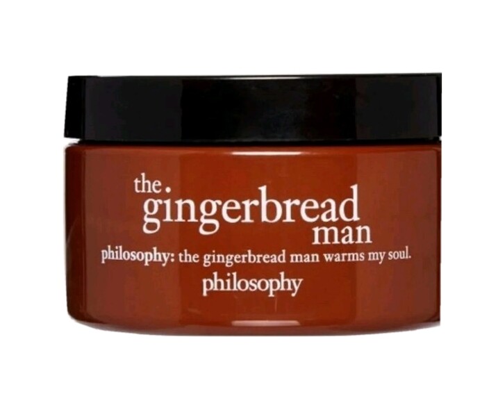 NEW Philosophy 8oz Gingerbread Man Glazed Body Souffle Cream Lotion (4oz x2) gallery