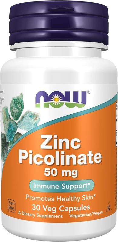 Now Foods Supplements, Zinc Picolinate 50 mg, Supports Enzyme Functions*, Immune gallery