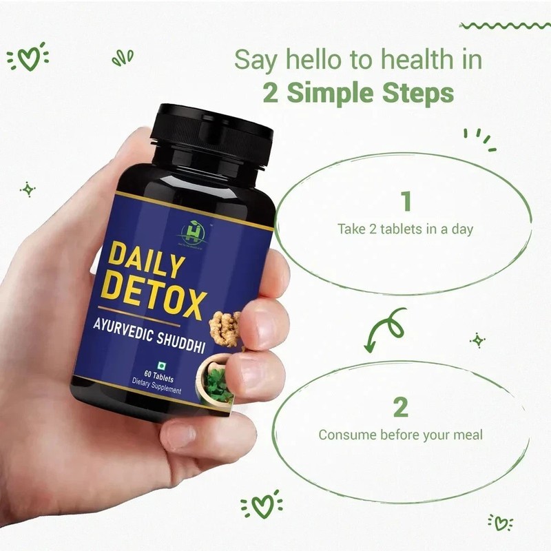 Healthy Nutrition Daily Detox | Full Body Stomach Cleanser | Veg-60 T SF gallery