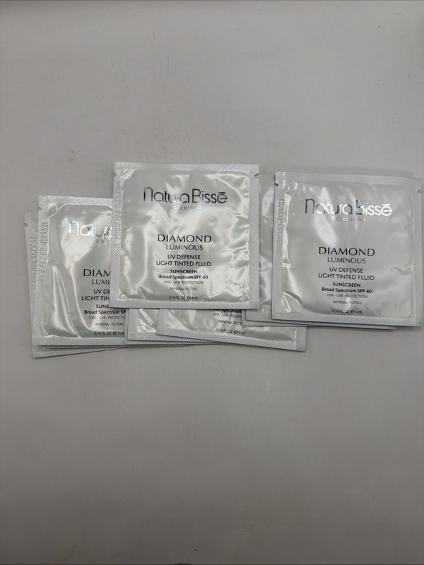 11X NaturaBisse Diamond Luminous Uv Defense Light Tinted Fluid 0.14 fl oz/4 ml