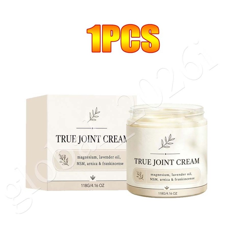1-3x Organics True Joint Cream, Professional Organics Joint Cream with Magnesium