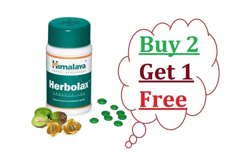 Himalaya Herbolax 1 Box 100 Tablets 2026 Expiry Buy 2 Get 1 Free