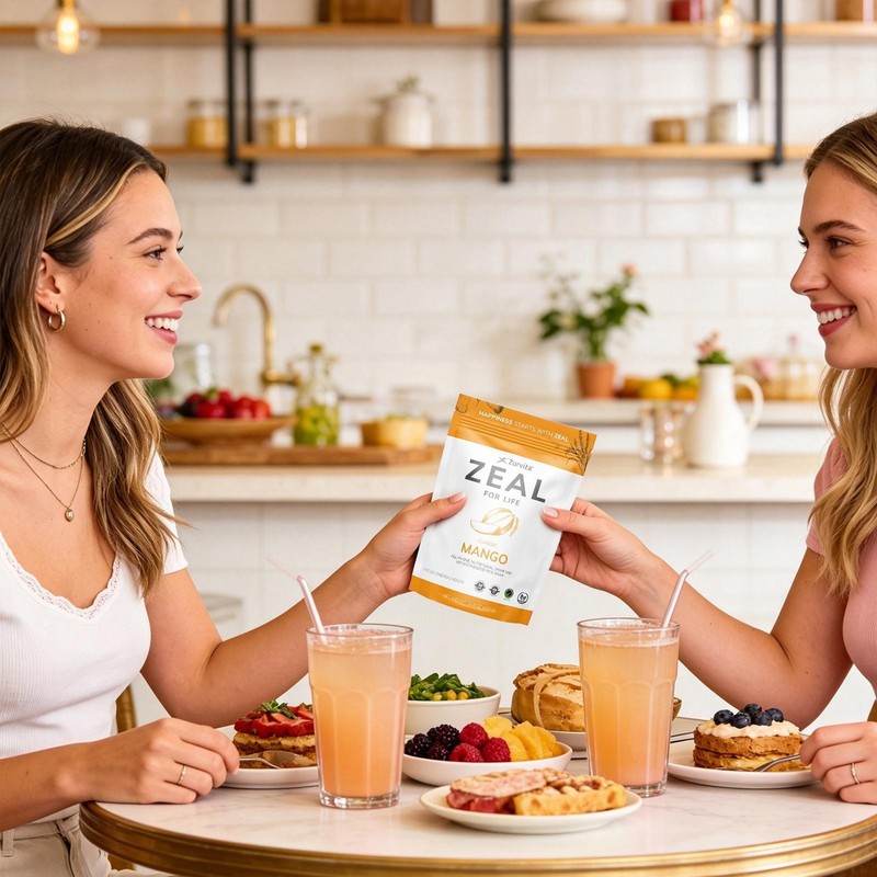 Zurvita Zeal For Life Wellness Drink Mix - Mango Flavor - Gluten-Free 30 Serving gallery