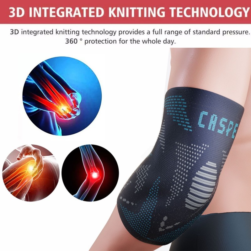 2 Pcs Elbow Brace Compression Support Sleeve Fit Arthritis Tendonitis Joint Pain gallery