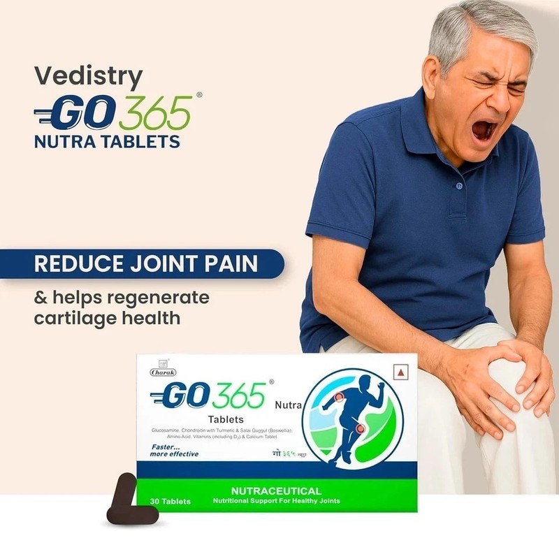 3 x Charak Nutra Tablets – Joint Pain, Flexibility & Bone Strength 90 Tabs gallery