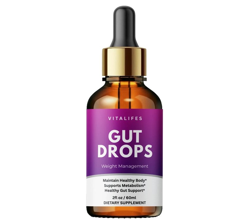 Gut Drops, Advanced Weight Fat Loss & Gut Health Support Drops (30 Servings)