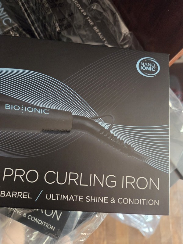Bio Ionic Long Barrel Styler Curling Iron 1.25" AUTHENTIC Unopen FAST FREE S/H gallery