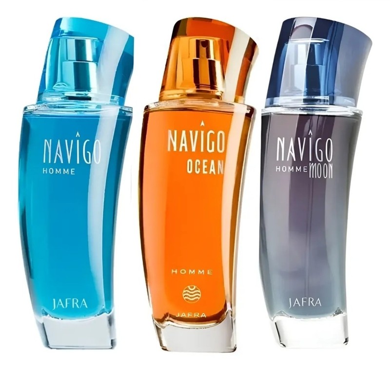 Jafra NAVIGO Homme, Ocean,Moon One Of Each Bundle para hombre
