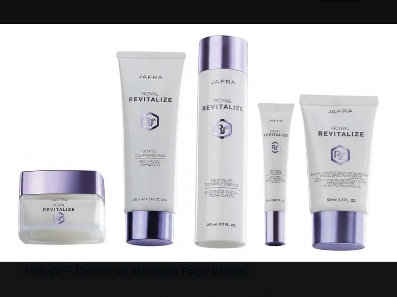 JAFRA Royal Revitalize Skin Care Set Face Serum Cream SPF 50 Broad Spectrum
