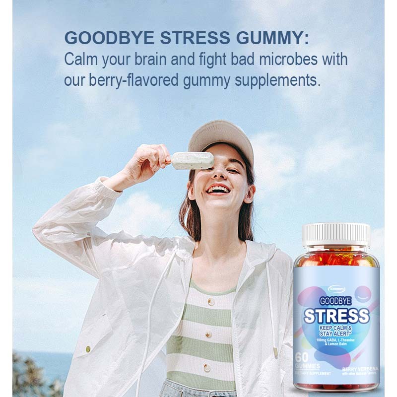 Goodbye Stress - GABA, L-Theanine, Anxiety Relief, Sleep Support, Brain Health gallery
