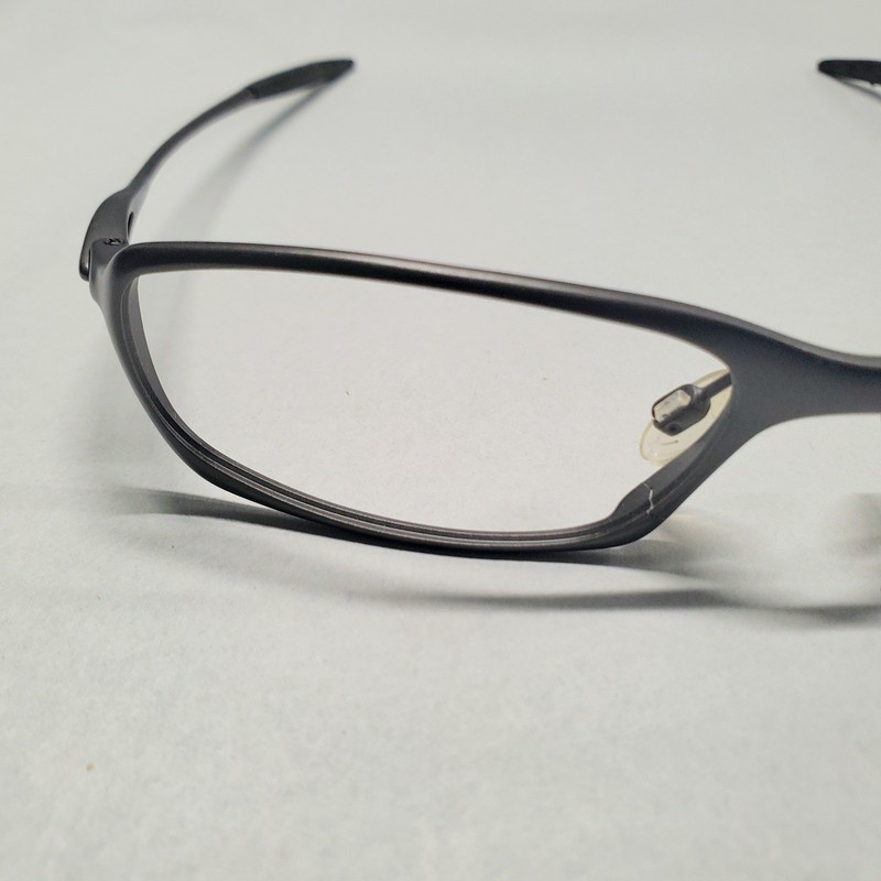 Vintage Oakley "O Wire" RX Eyeglasses FRAMES 11-512 Gunmetal 52-19 w/ Demo Lens! gallery