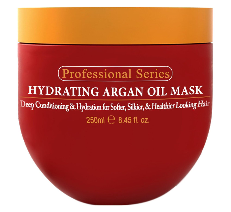 Argan Oil Hair Mask Deep Conditioner Dry Damaged Hair Repair Hydrating 8.45oz