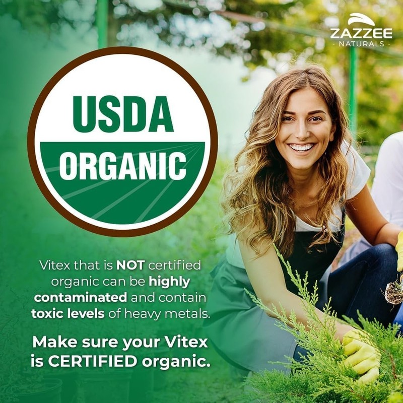 Organic Chaste Berry Extract 120 Capsules - Pregnancy & Cycle Support gallery