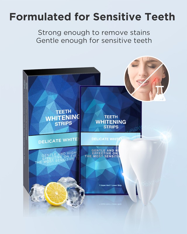 Fairywill 28PCS Teeth Whitening Strips Tooth Rapid Bleaching Teeth White Strips gallery