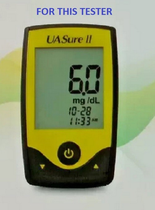 1 box UASure II Uric Acid Test Strips. UA Sure. Box of 25 strips On Seal !! gallery