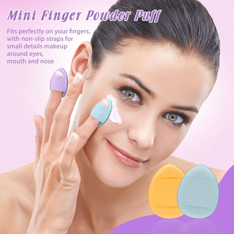 Catcan 50 PCS Mini Makeup Sponge Set, 40Pcs 1 Count (Pack of 50), [RANDOM] gallery