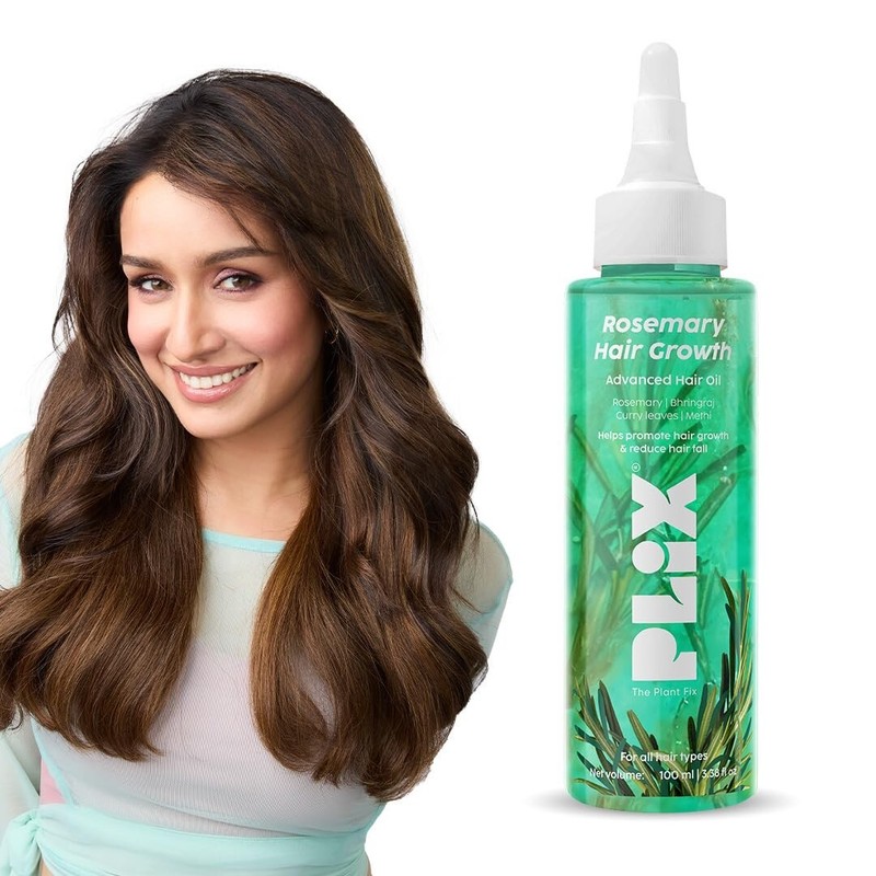 PLIX – THE PLANT FIX Rosemary Advanced Hair Growth Oil Reduces Hair Fall 100ml
