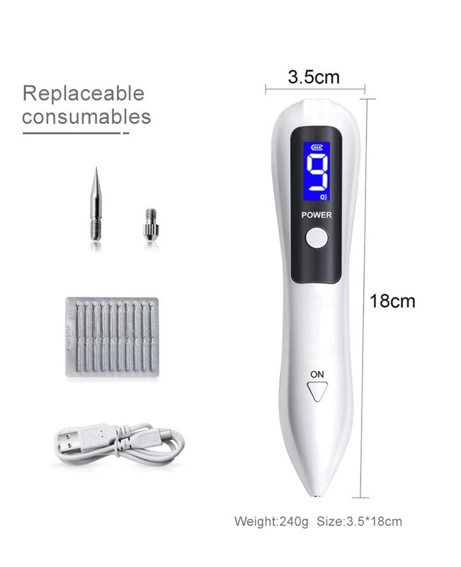 Fibroblast Plasma Pen Wart Tattoo Freckle Dark Spot Removal Skin Tag 9 Levels gallery