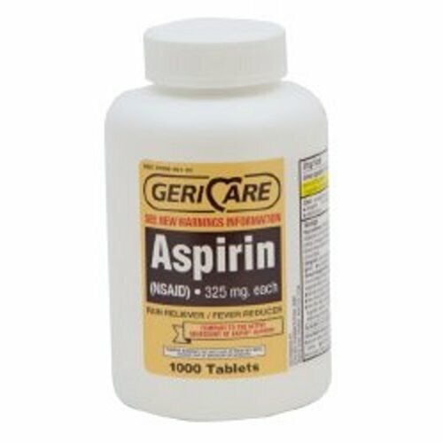 ASPIRIN 325MG ENTERIC COATED TABLET 1000CT GERI-CARE