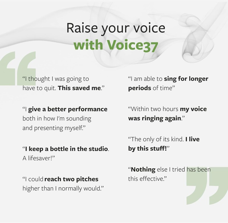 Voice37 All-Natural herbal Throat Remedy - Fast-Acting Relief for Singers 1 oz gallery