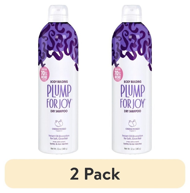 (2 pack) Plump for Joy Jumbo Dry Shampoo, 12 oz