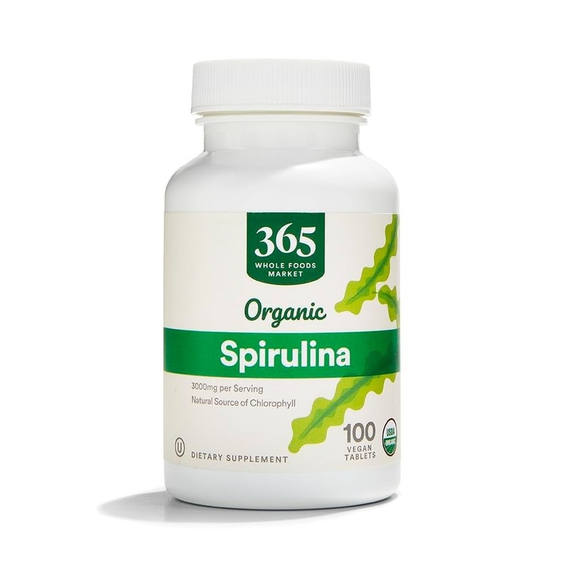 100 Count Spirulina 500mg - Source of Chlorophyll & Energy Boost gallery