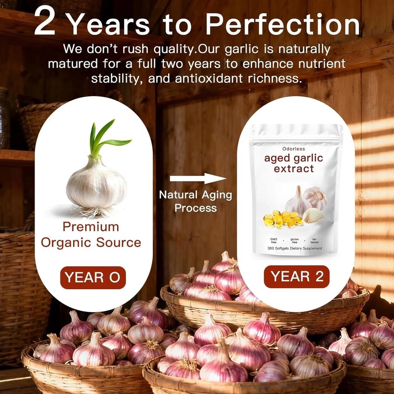 Odorless Garlic 7500mg Per Servings,300 Softgels (250 mg per Softgel) gallery