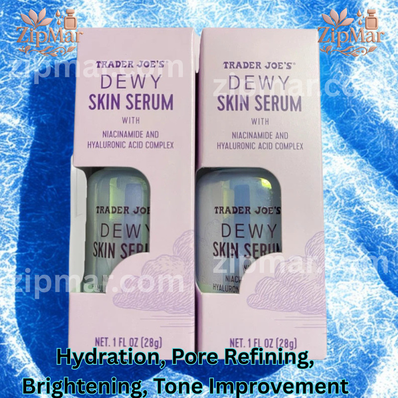 Trader Joes Dewy Skin Serum Niacinamide Hyaluronic Acid Complex 1.0oz 2 Pack New gallery