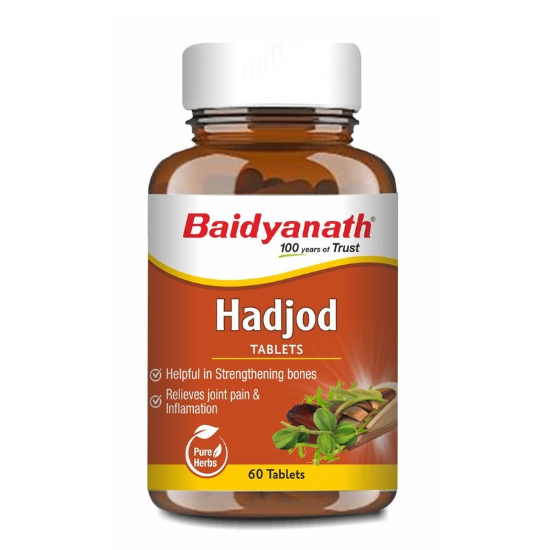 Baidyanath Ayurved Hadjod Tablet – 60 To 600 (250mg / Per Tablet) FREE SHIPPING