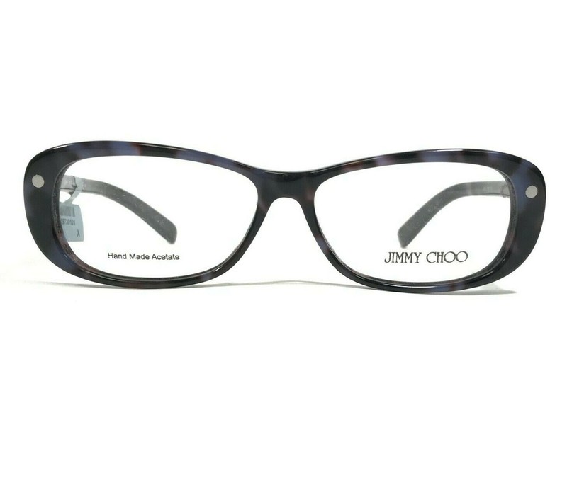 Jimmy Choo JC 34 YH0 Eyeglasses Frames Brown Blue Tortoise Oval 52-13-135